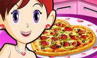 Pizza pour Saint Valentin de Sara